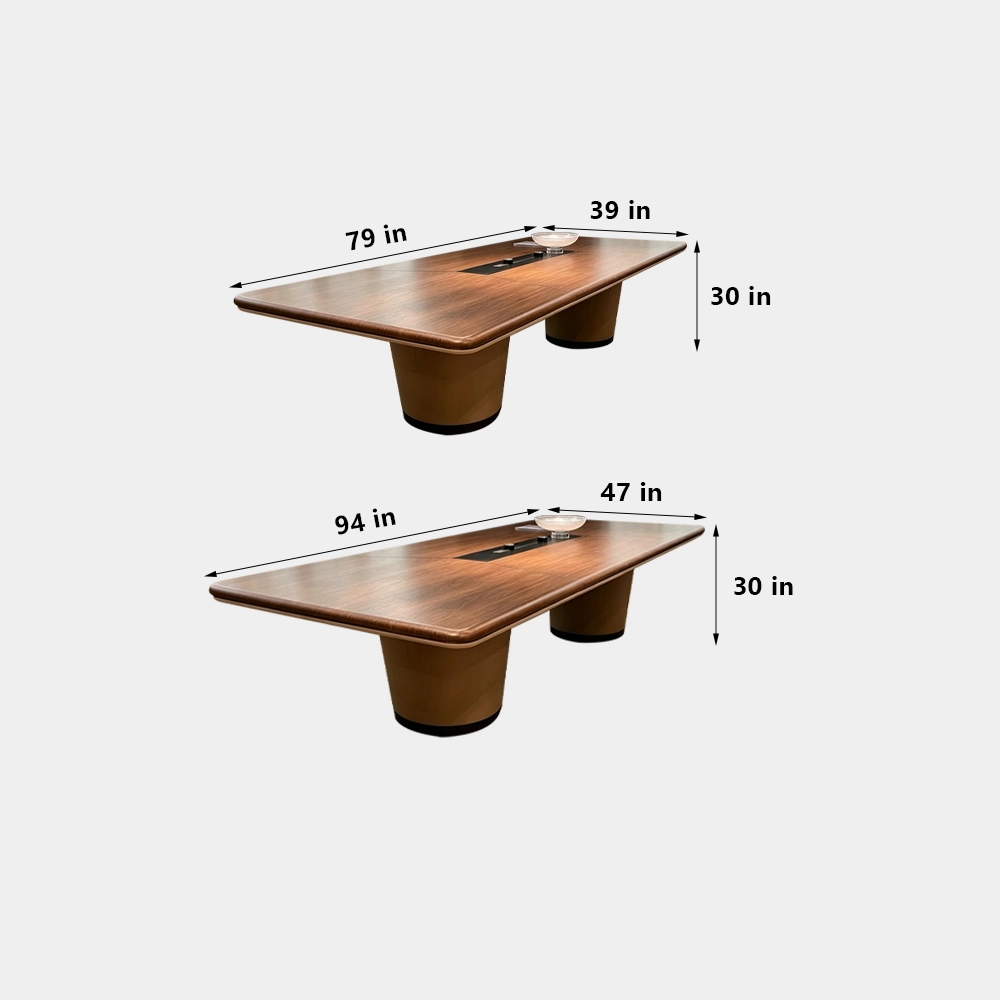 Light Luxury Conference Table – Large Executive Meeting Desk - image 7