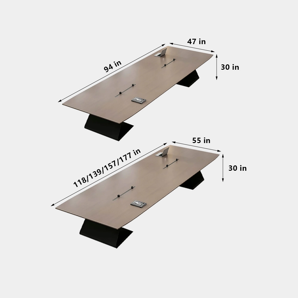 Premium Conference Table Long Modern Desk for Minimalist Workspace - image 7