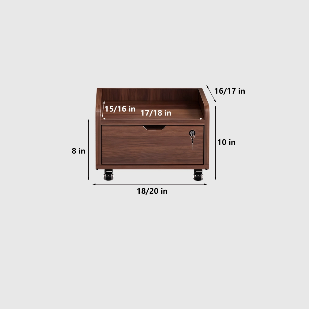 Lockable Mobile File Cabinet for Office Use - image 6