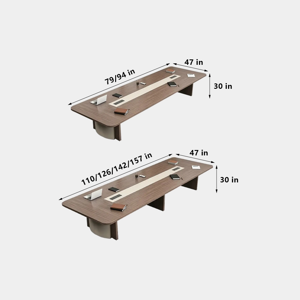 Premium Minimalist Rectangle Conference Table – Modern High-End Design for Office Boardrooms - image 7