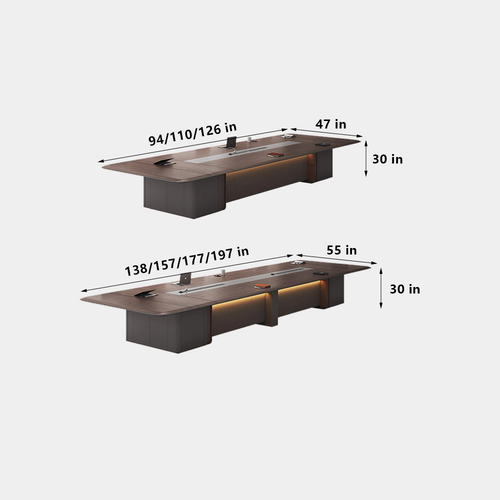 Large Conference Table Modern Simple – Light Luxury Long Desk - image 7