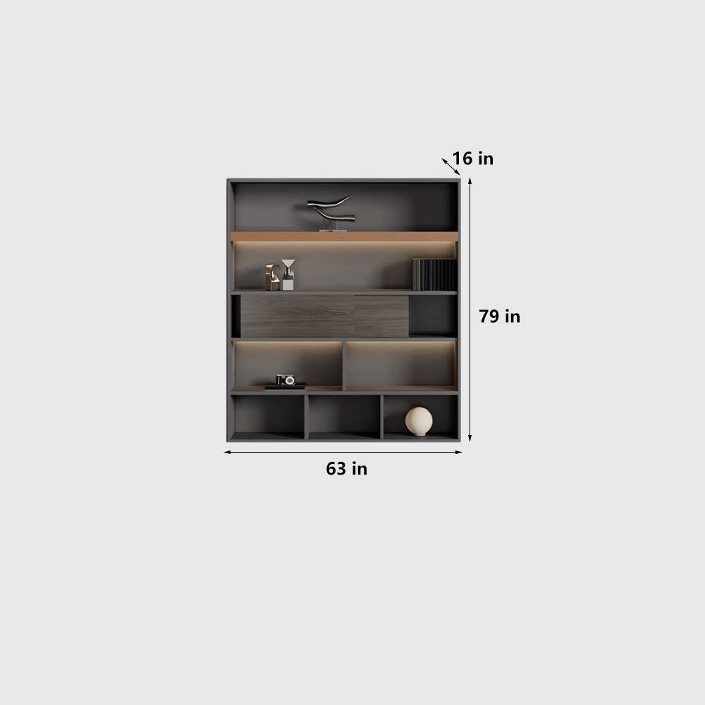 Lockable Wooden Office Storage Cabinet - image 7