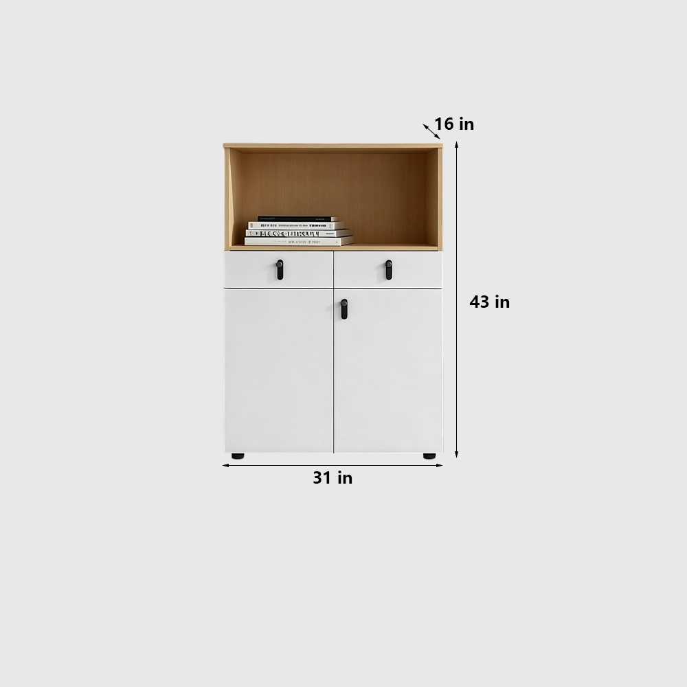 Wooden Password Lock Low Cabinet - image 7