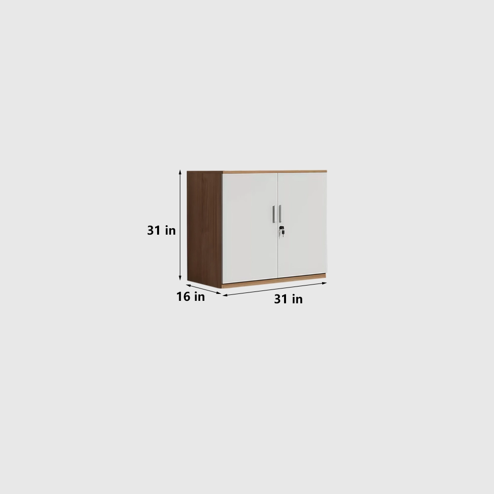 Office File Cabinet Wooden Low - High - image 7