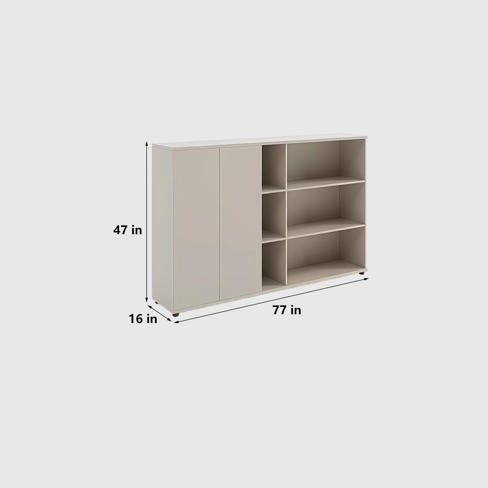 Minimalist Office Tea & File Storage Cabinet - image 7