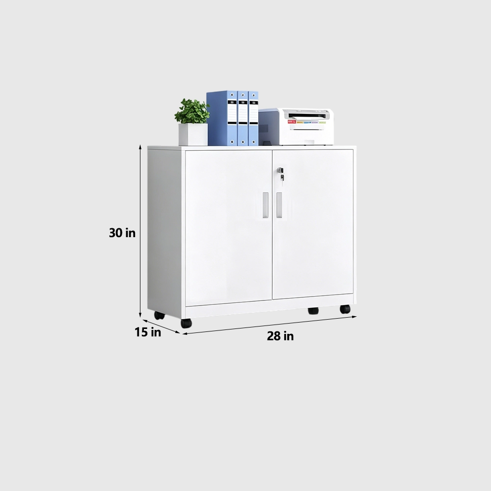 Mobile Metal Filing Cabinet with Lock Drawers - image 6