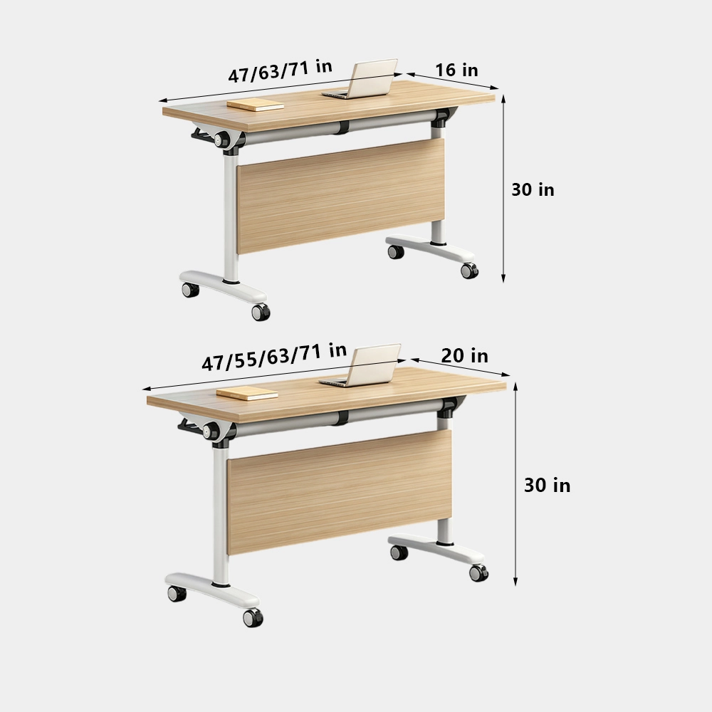 Mobile Foldable Conference Table for Meeting Rooms – Space-Saving Office Desk - image 7