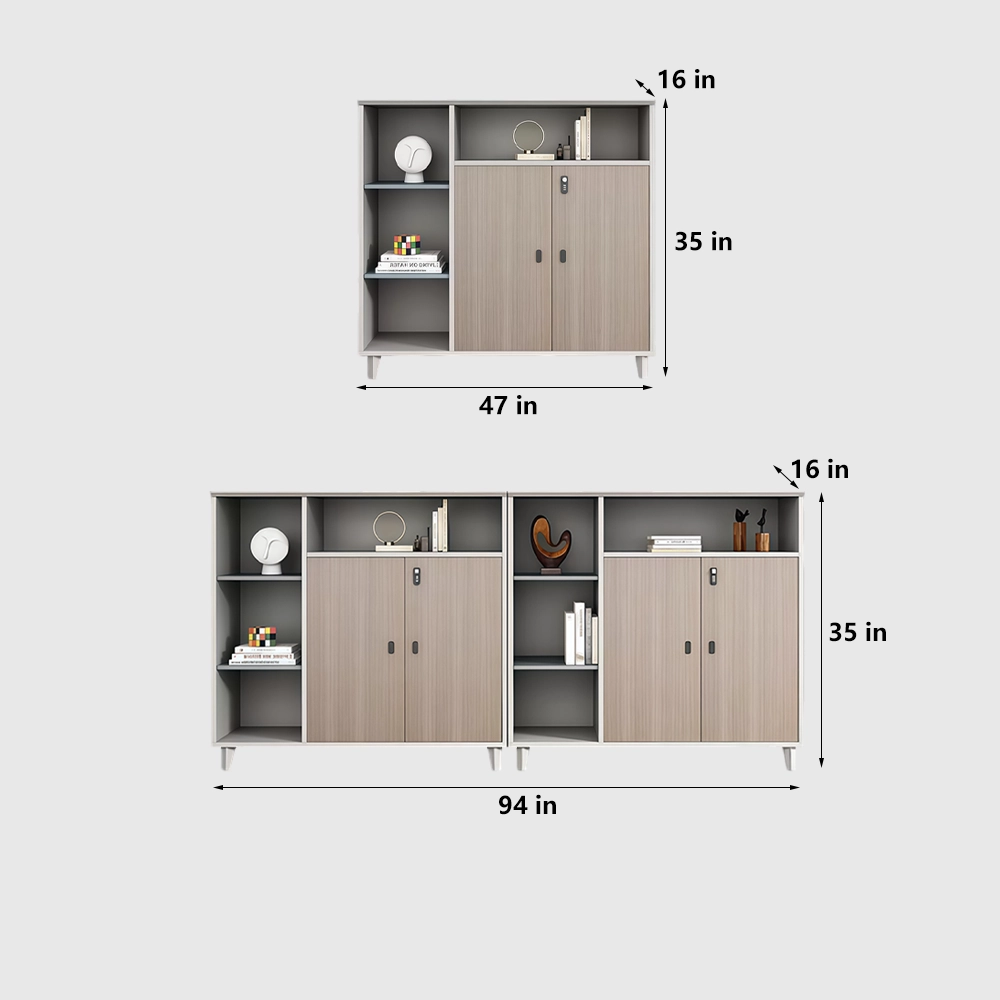 Office Wooden Partition Filing Cabinet - image 7