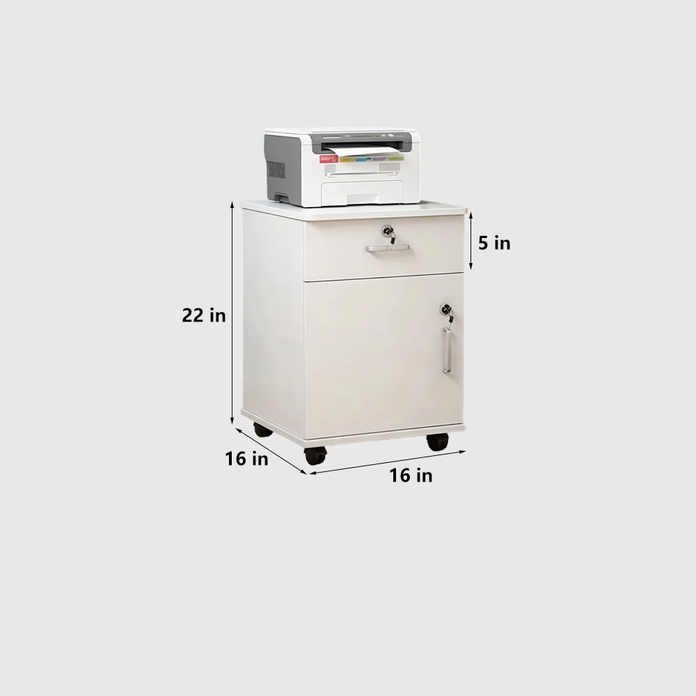 Lockable Office Cabinet for Desk Organization - image 6