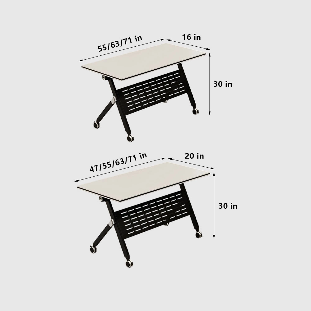 Folding Conference Table Mobile Spliceable – Modular & Portable Meeting Desk - image 7