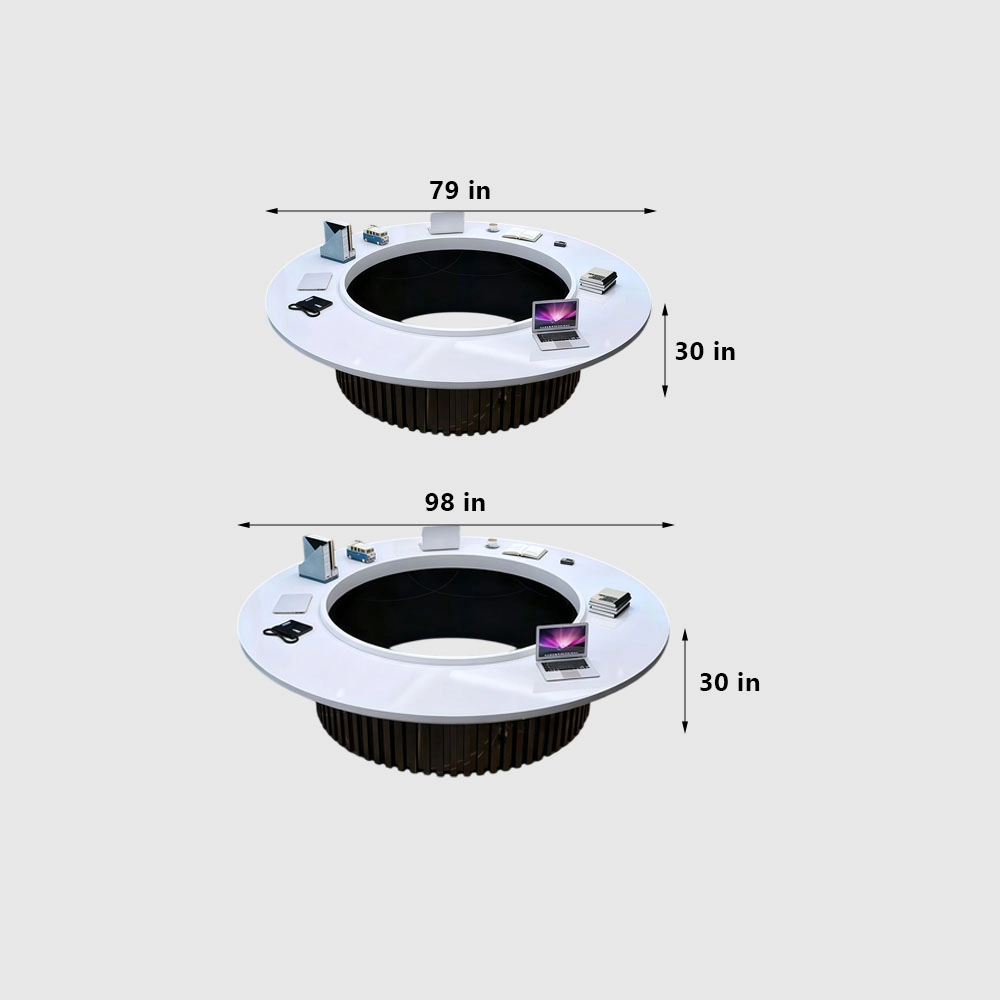 Modern Round Conference Table — Creative Centerpieces for Collaborative Meetings - image 7