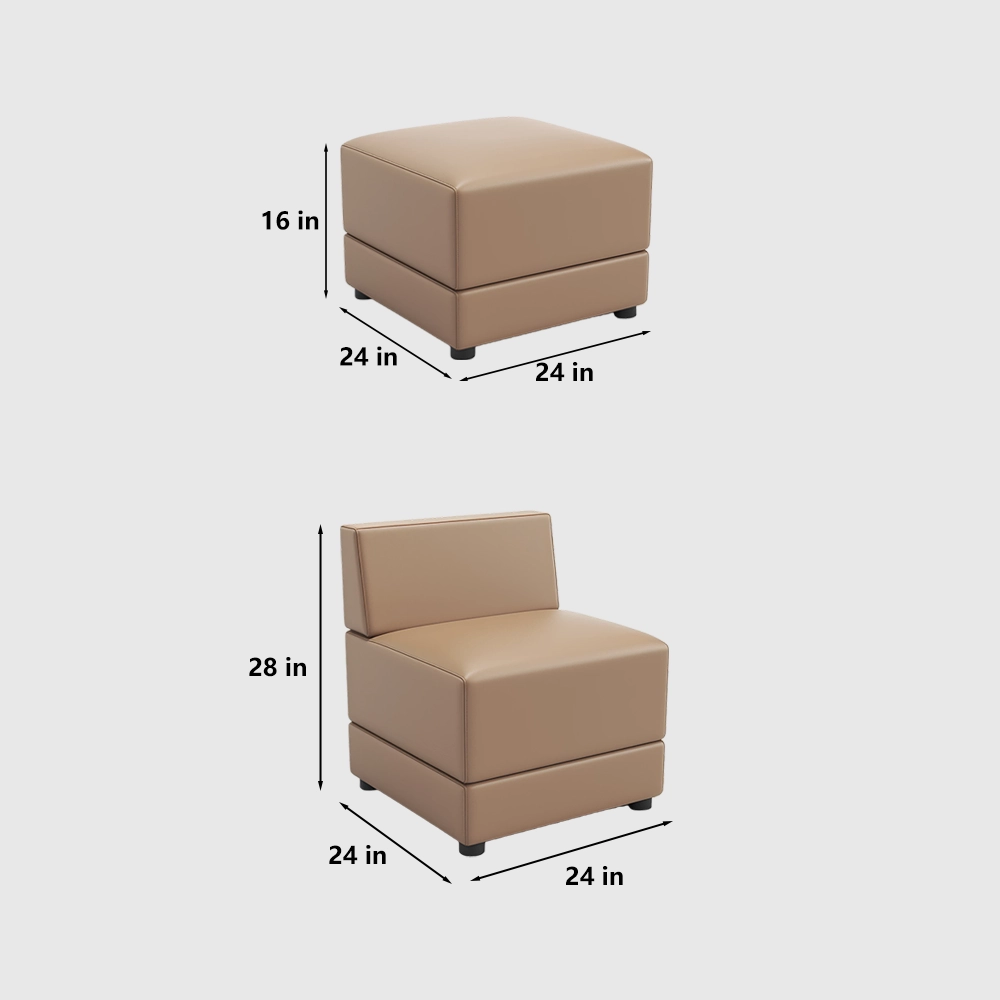 Leisure Reception Sofa Small — Modular Sofa Set for Lounge Area - image 7