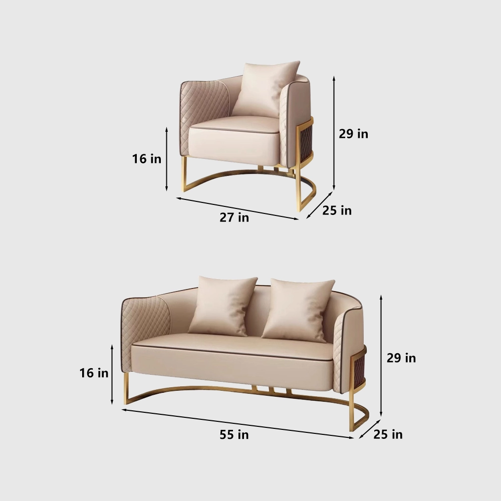 Light Luxury Reception Sofas for Offices - image 7