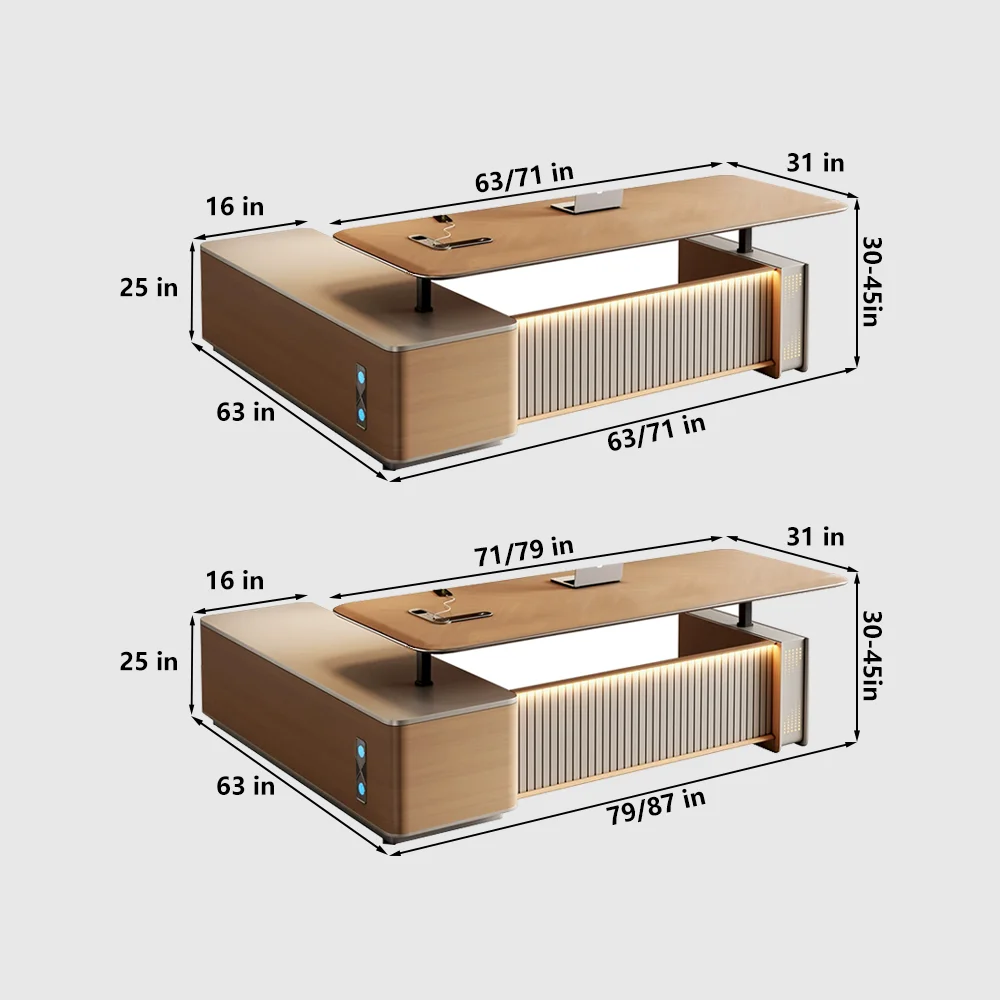 Luxury Electric Adjustable Executive Desk - image 7