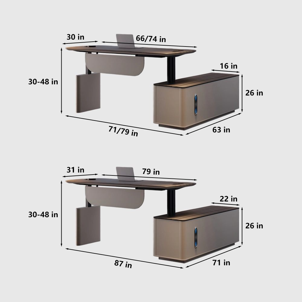Modern Electric Adjustable Executive Desk - image 7