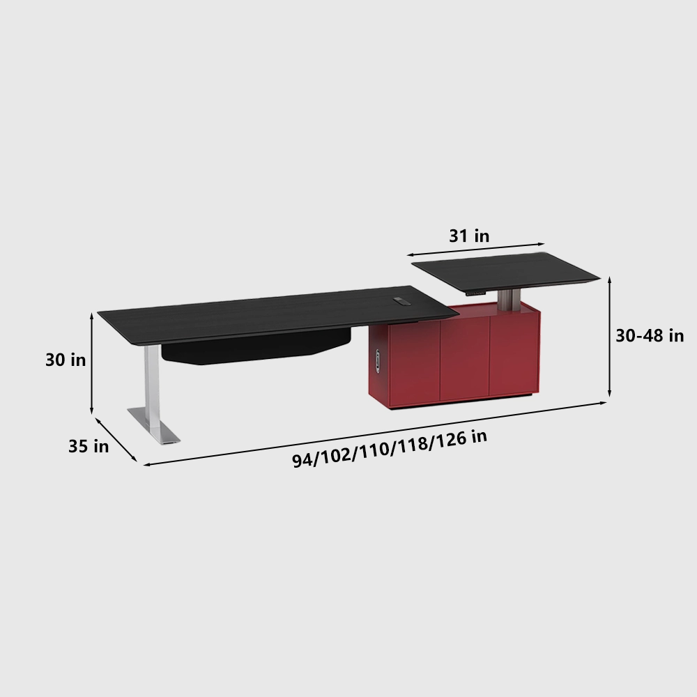 Minimalist Modern Adjustable Executive Desk - image 7