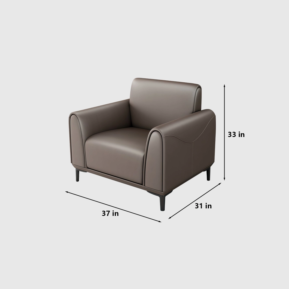Luxury Office Reception Sofa Set with Business Coffee Table - image 7