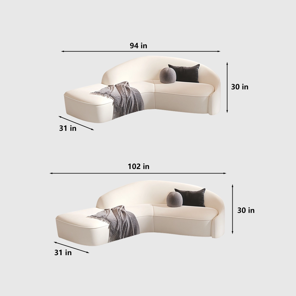 Modern Curved Sofa for Lobby Areas - image 7