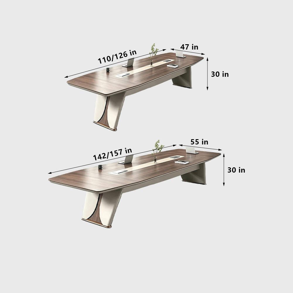Elegant Light Luxury Conference Table Modern Minimalist Design - image 7