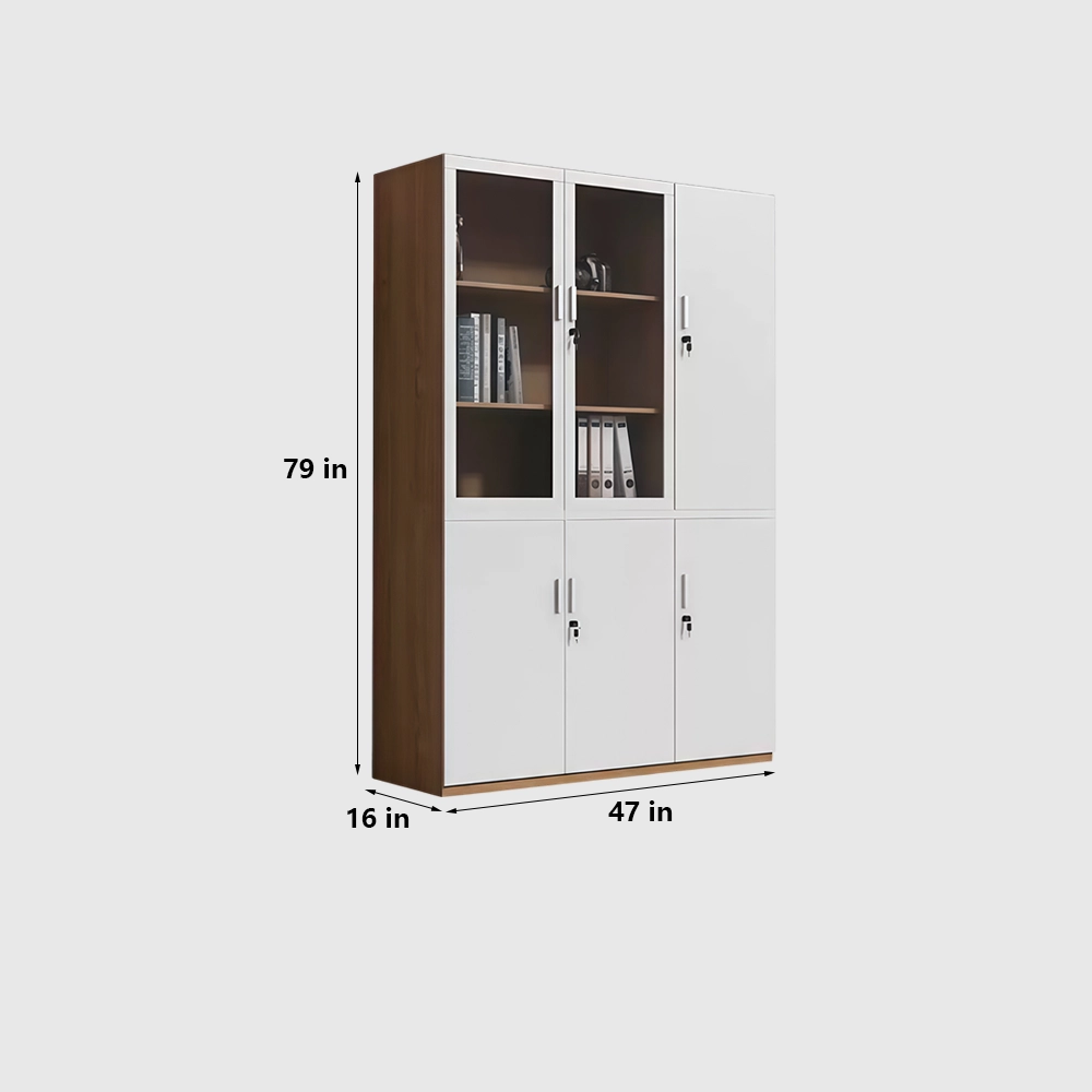 Office File Cabinet Wooden Low - High - image 17