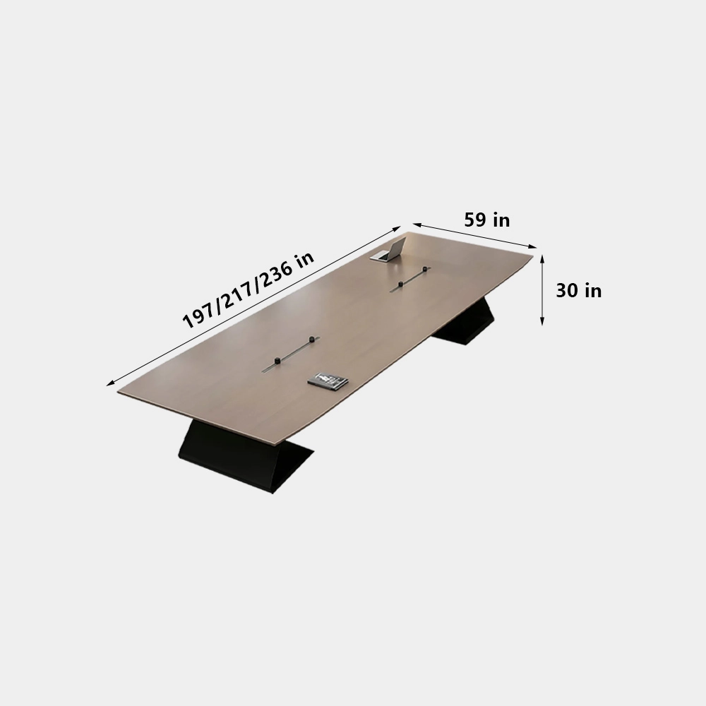 Premium Conference Table Long Modern Desk for Minimalist Workspace - image 8
