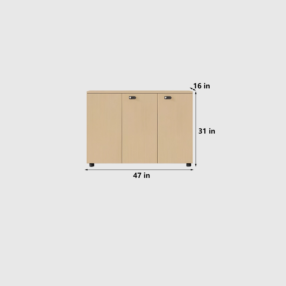 Wooden Filing Cabinet for Workspace Storage - image 7