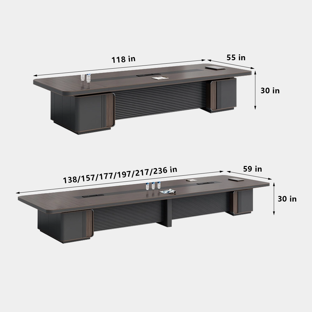 High-End Modern Conference Tables & Long Rectangular Meeting Room Desks - image 8