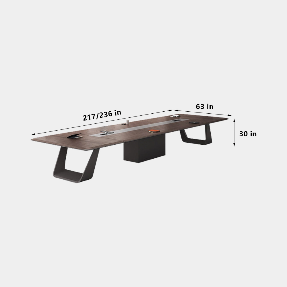 Large Simple Modern Conference Table – Long Desk for Office Meetings - image 8