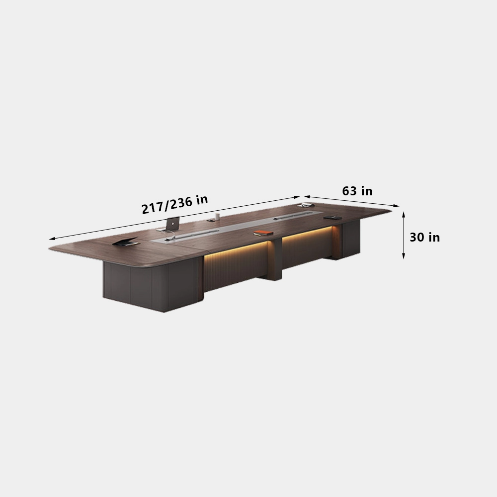 Large Conference Table Modern Simple – Light Luxury Long Desk - image 8