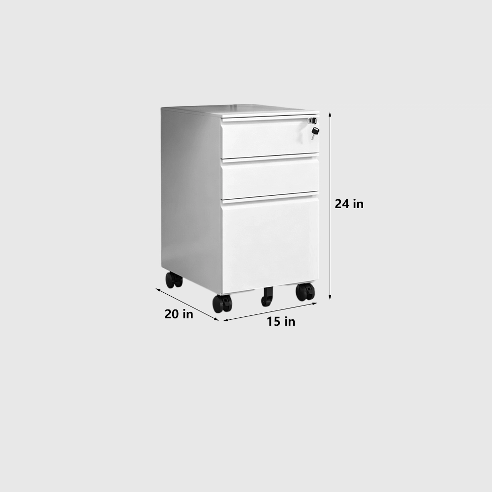 Small Metal Filing Cabinet for Home or Office - image 6