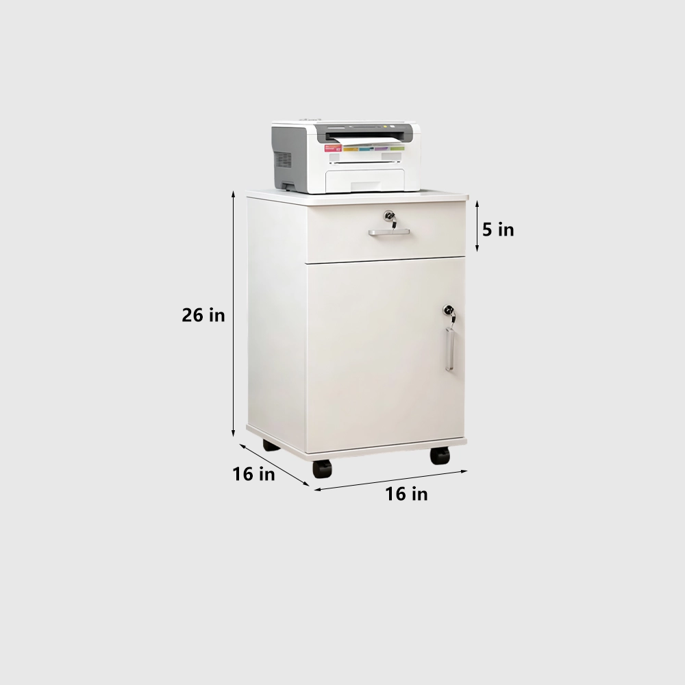 Lockable Office Cabinet for Desk Organization - image 7