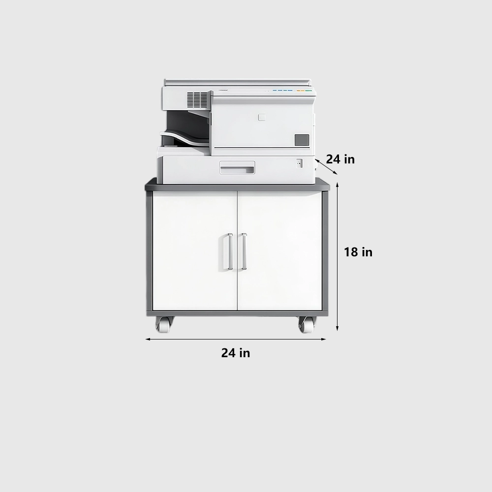 Mobile Filing Cabinet with Rounded Corners - image 7