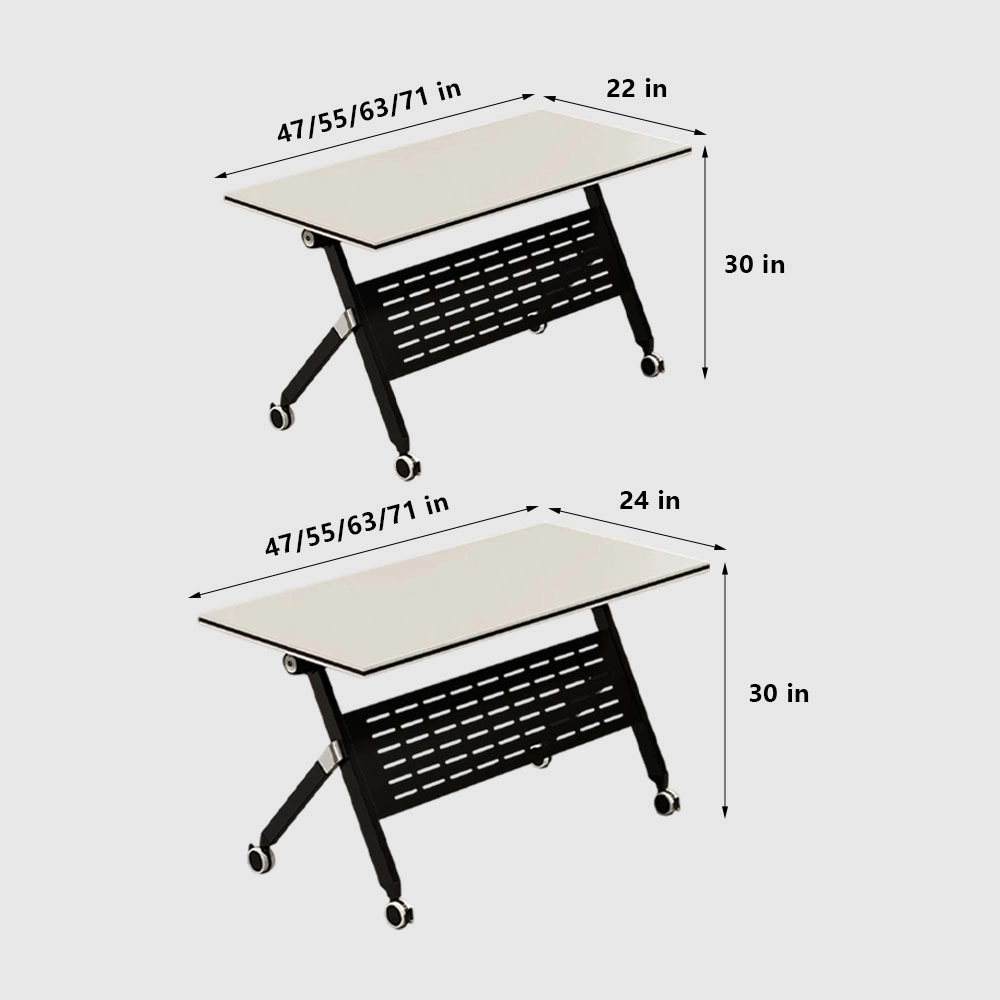 Folding Conference Table Mobile Spliceable – Modular & Portable Meeting Desk - image 8