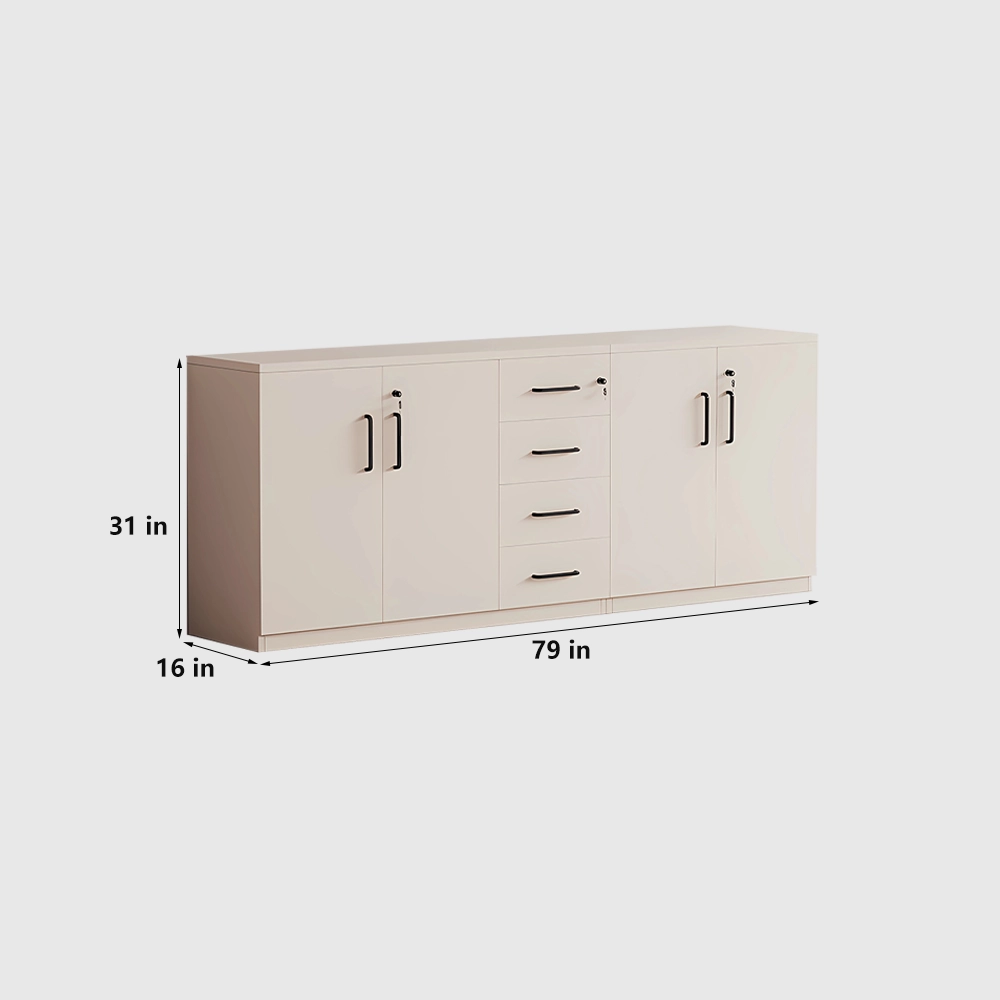Low Office Filing Cabinet with Lockable Drawers - image 7