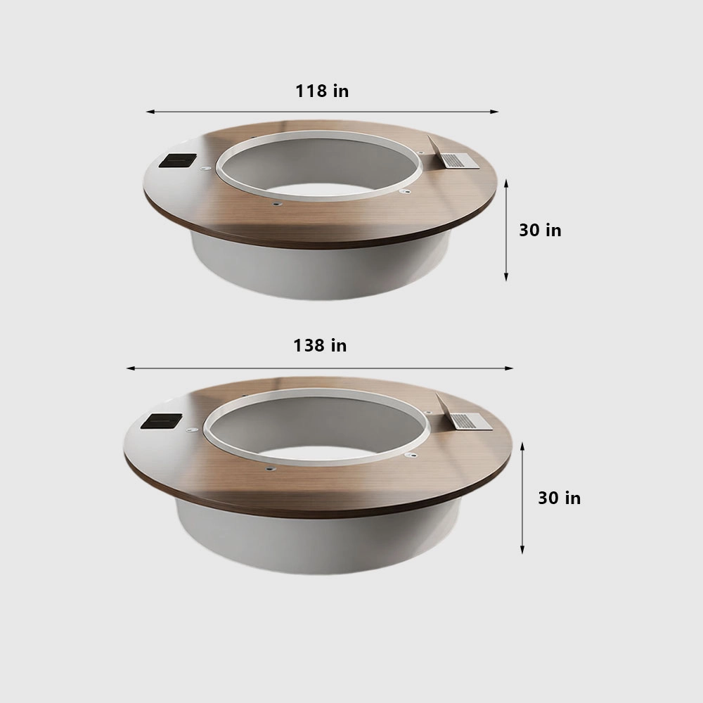Elegant Round Meeting Table – Minimalist Style for Modern Offices - image 8