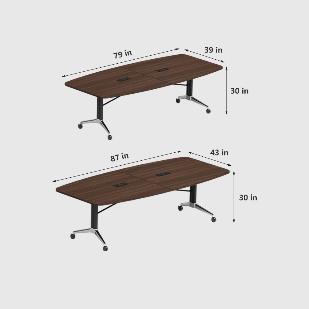 Long Folding Training Table Multipurpose Conference Table for Meetings - image 8