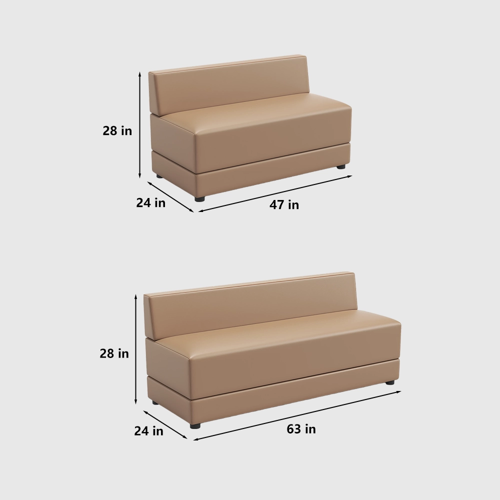 Leisure Reception Sofa Small — Modular Sofa Set for Lounge Area - image 8