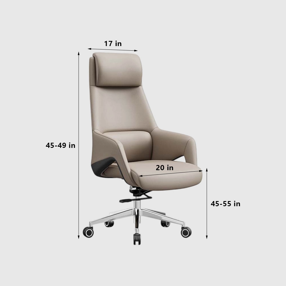 Ergonomic Comfort Swivel Task Chair — Height Adjustable for Long Sitting Hours - image 8