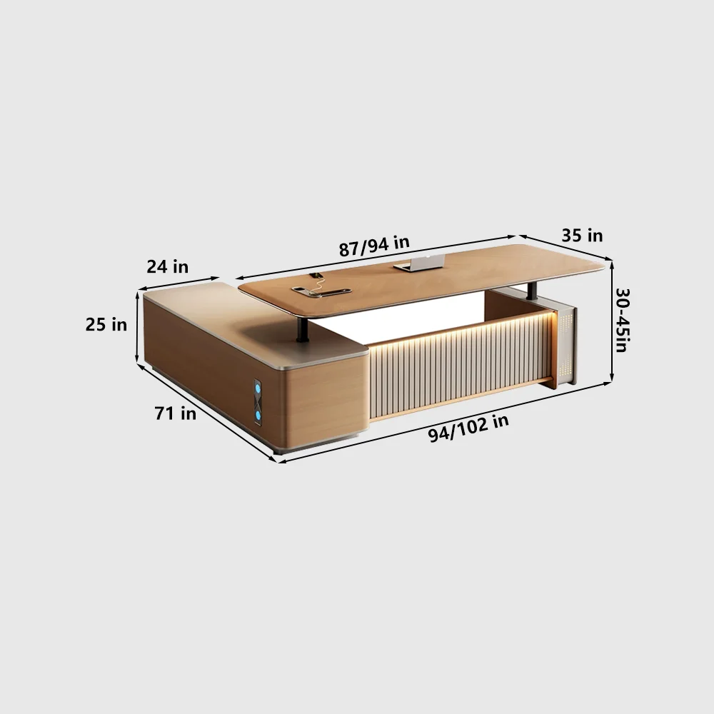Luxury Electric Adjustable Executive Desk - image 8