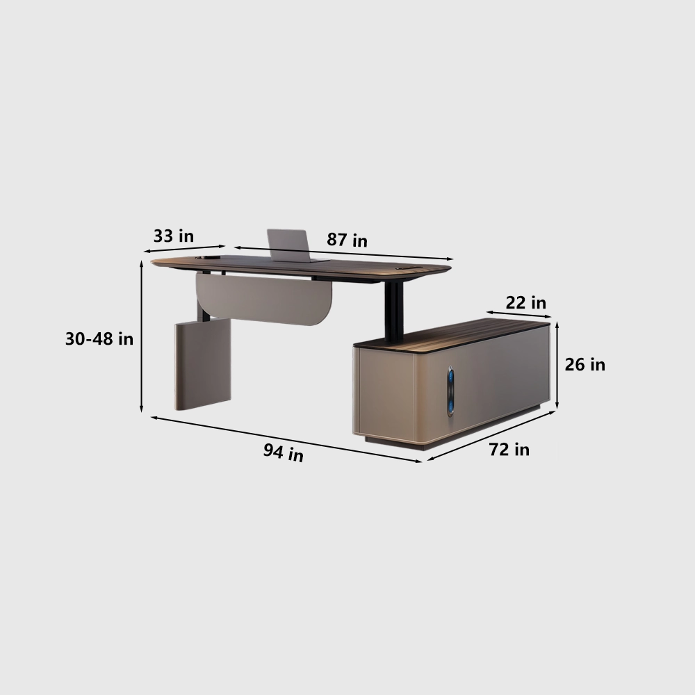 Modern Electric Adjustable Executive Desk - image 8