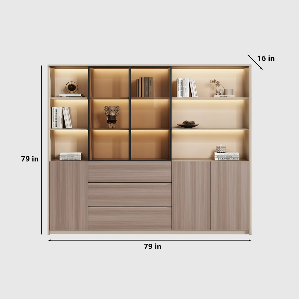 Electric Height Adjustable Standing Desk with Storage Cabinet – Modern Office Desk - image 8