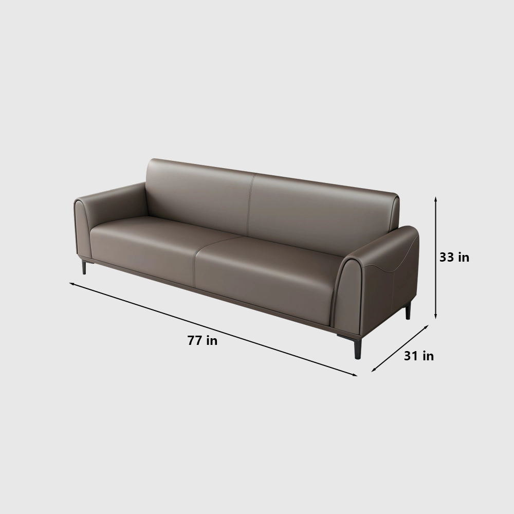 Luxury Office Reception Sofa Set with Business Coffee Table - image 8