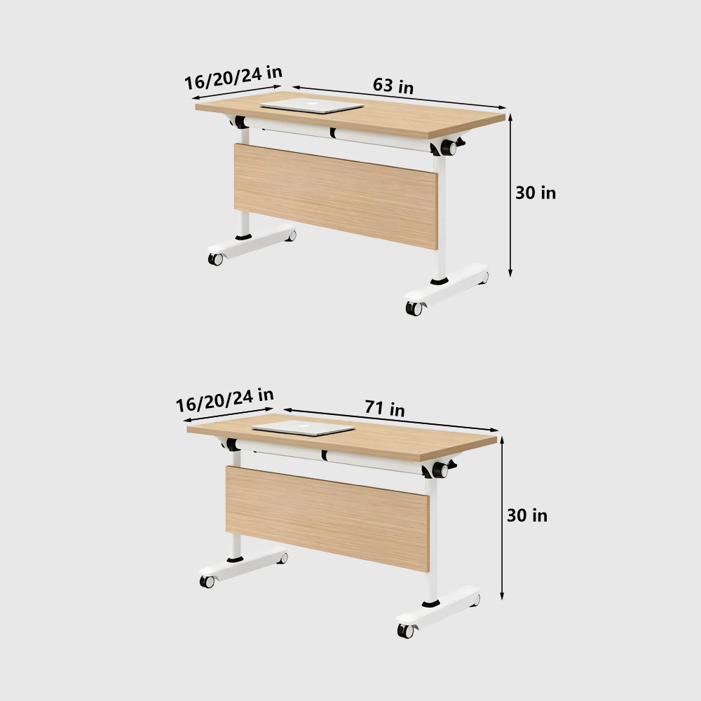 Foldable Mobile Training Table for Conference Rooms – Portable Meeting Desk - image 8