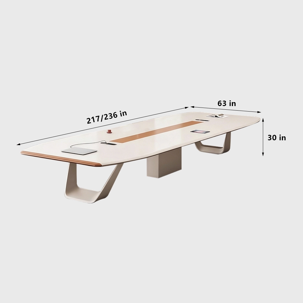 Premium Lacquer Conference Table for Large Meeting Rooms - image 8