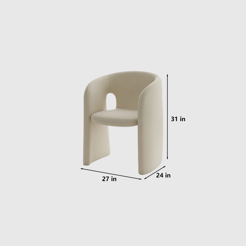 Simple Cream Style Sofa for Photo Studio Reception Area - image 8