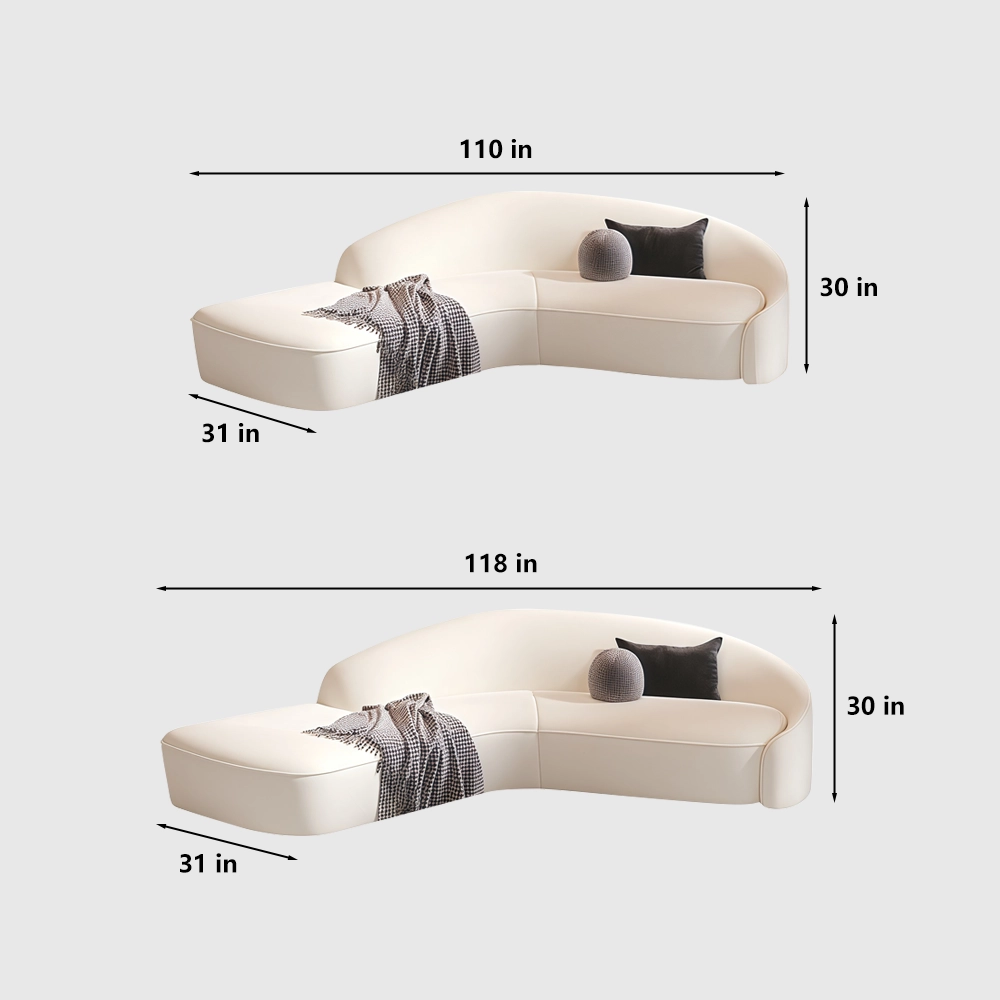 Modern Curved Sofa for Lobby Areas - image 8