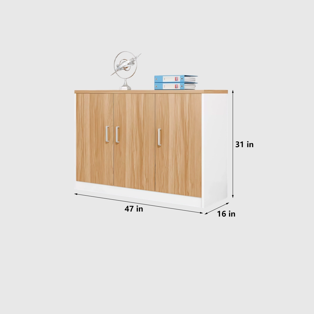 Low Wooden File Cabinet for the Workspace - image 8