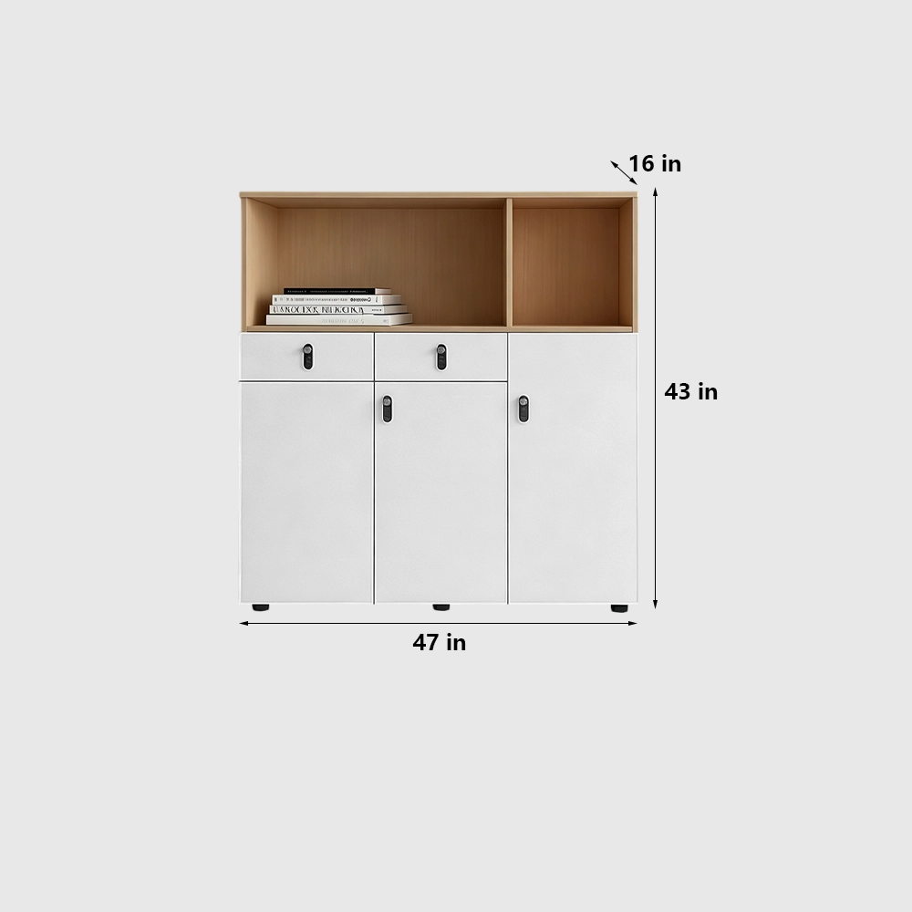 Wooden Password Lock Low Cabinet - image 9