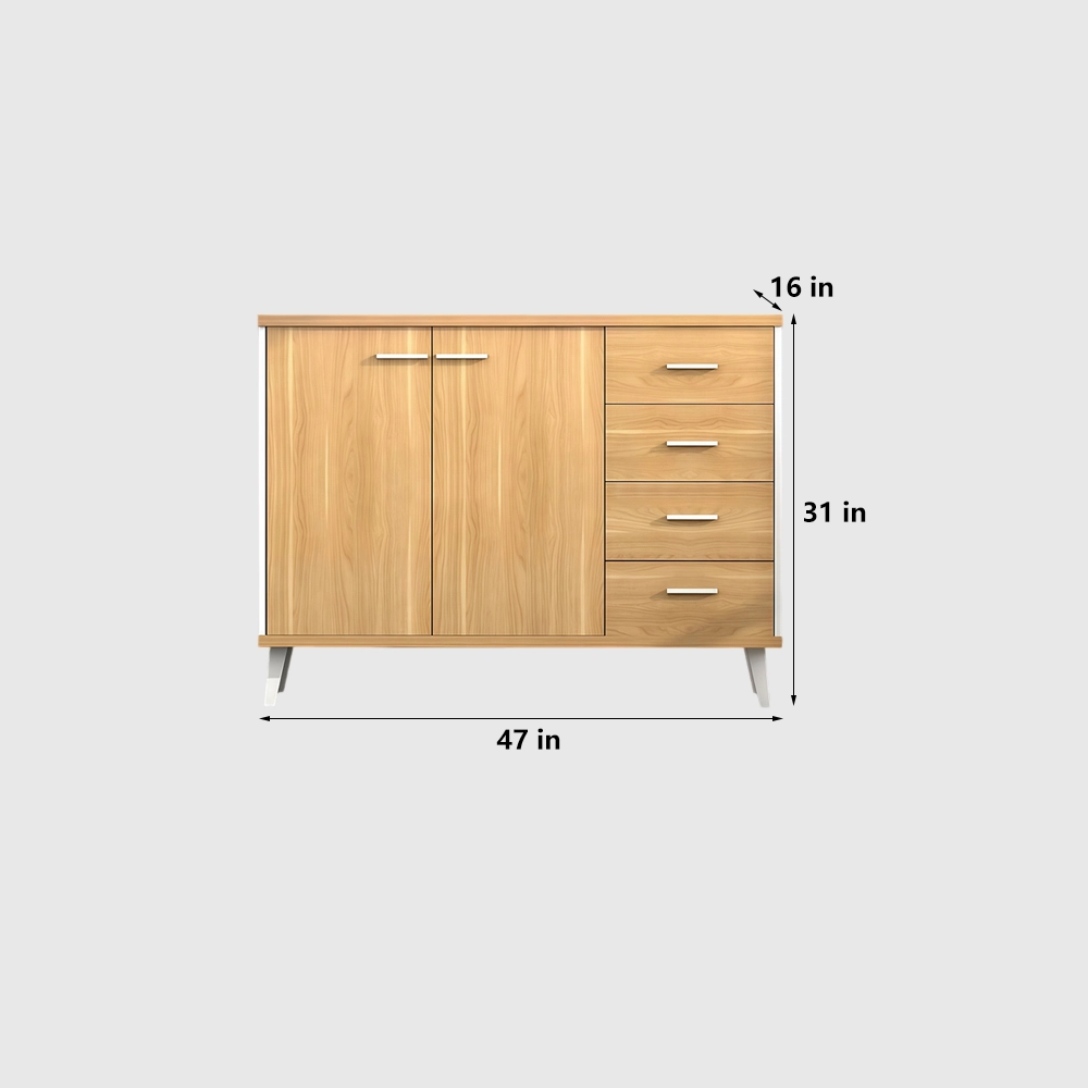 Wooden File Cabinet With Drawers - image 10