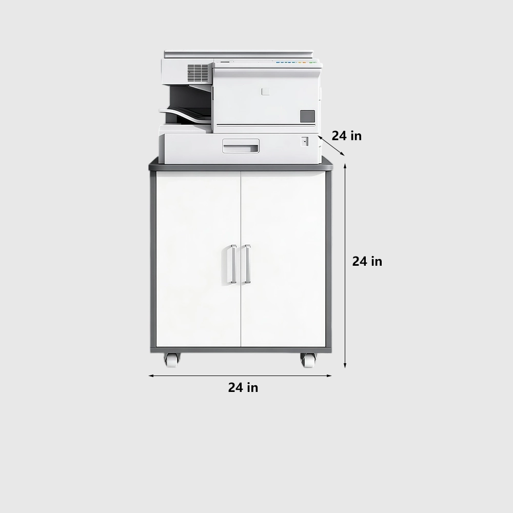 Mobile Filing Cabinet with Rounded Corners - image 8